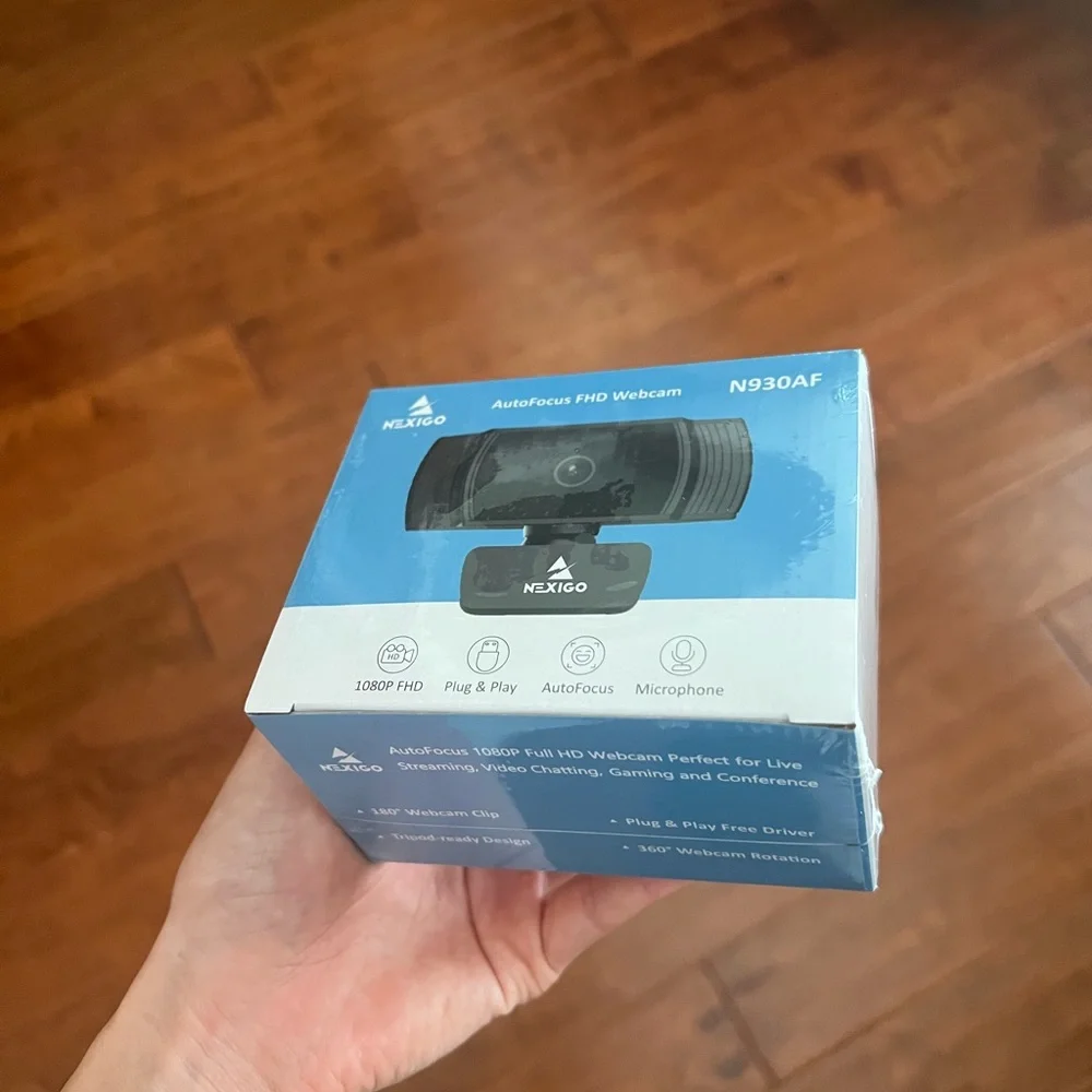 NexiGo N930AF Webcam with Microphone for Desktop